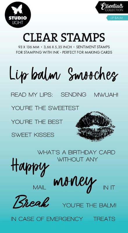 Clear stamps Lip balm - Essentials nr. 820