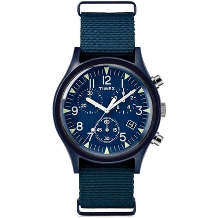 Timex TW2R67600 - Blauwe wijzerplaat - Unisex - QuartzHorloge