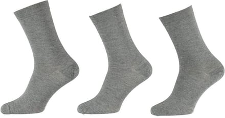 Apollo - 6-Pack - Bamboe Sokken - Platte Teennaad - Antibacterieel - Heren - grijs - 47-50 - 121471000
