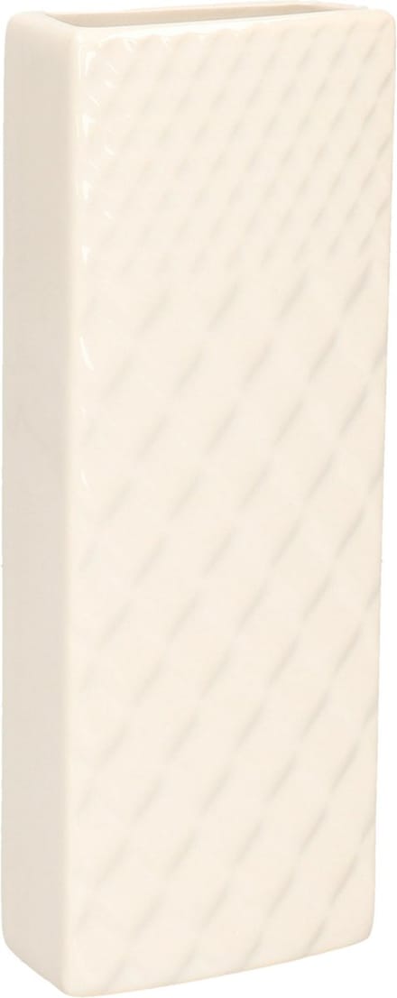 Gerimport Waterverdamper - ivoor wit - keramiek - 400 ml - radiatorbak luchtbevochtiger - 7 x 18,5 cm