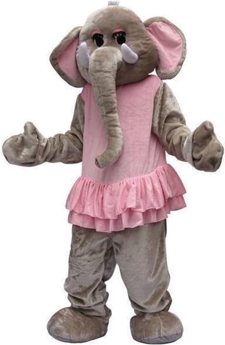 Kostuum Olifant big pluche