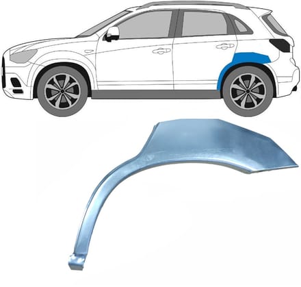 Reparatiepaneel achterspatbord voor Mitsubishi ASX 2010- / Links