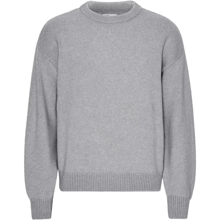 Trui met oversized ronde hals Colorful Standard Heather Grey