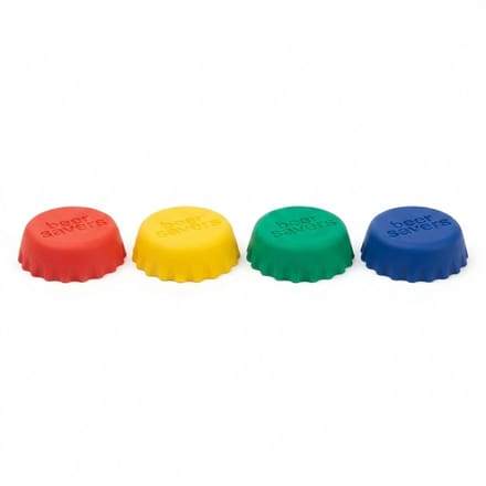 Herbruikbare Flesdoppen – Siliconen – Universeel & Lekvrij – 4 stuks Multicolor - IXEN