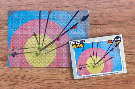 Puzzel Boogschietdoel met meerdere pijlen - Legpuzzel - Puzzel 1000 stukjes volwassenen