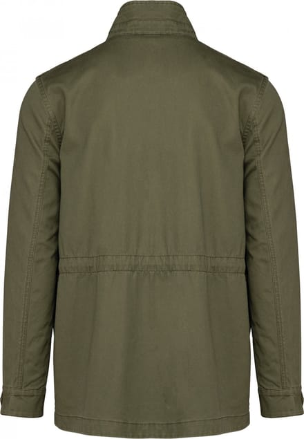 Kariban Heren Safarijasje K6164 - Washed Light Khaki - S
