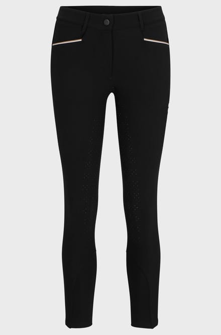 BOSS Equestrian Rijbroek Heather Full Grip-Black-M