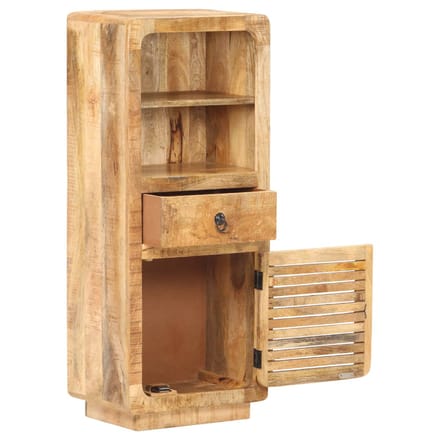 vidaXL - Hoge - kast - 45x32x110 - cm - ruw - mangohout