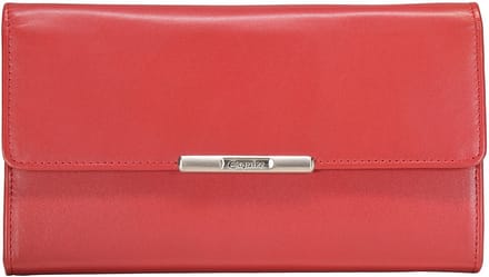 Esquire Helena Portemonnee Leer 18 cm - Dames - Horizontaal - rot