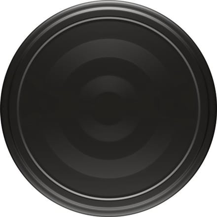 Zwarte potdeksel fi66 10 stuks