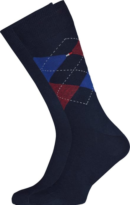 Tommy Hilfiger 2-Pack Sokken Blauw