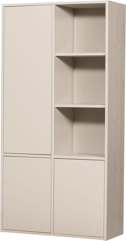 WOOOD Merel opbergkast - Grenen - Dust - 100x200x44 cm