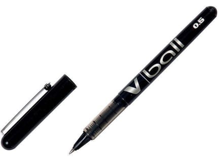 Pilot roller V-Ball V5 en V7 V5 schrijfbreedte 03 mm punt: 05 mm zwart