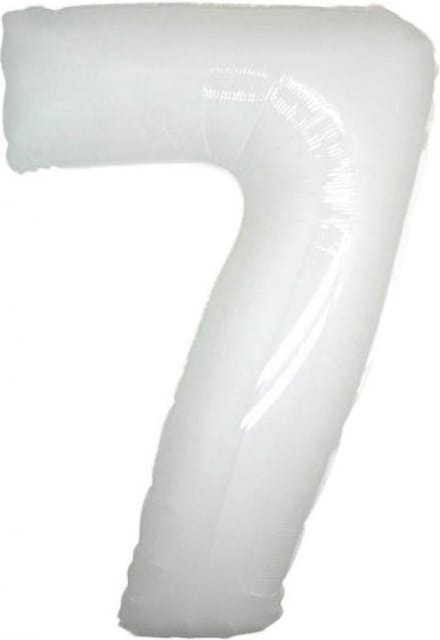 Folie MAXI ( 40inch) Cijfer - 7 - White