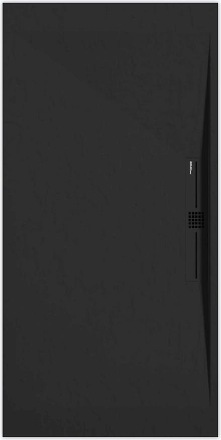 Sanifun douchebak Stone Side Black Slate 1100 x 700 P