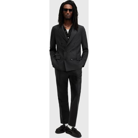 AllSaints Langton Blazer Charcoal Grey Größe: 36 | Blazer Outlet | Herren | Schwarz