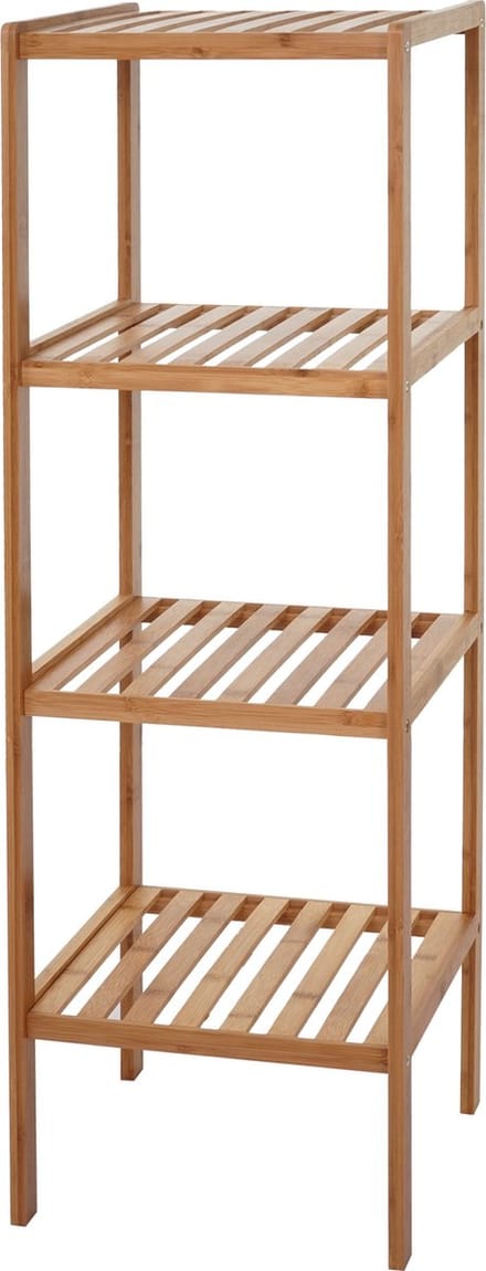 Badkamerplank MCW-B18, badkamermeubelplank, bamboe ~ 110x34x33cm