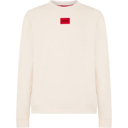 Hugo Heren Diragol Sweatshirt met ronde hals (Natuurlijk)