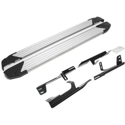 Aluminium treeplanken - JJ-AUTOMOTIVE - Honda CR-V 2012-2016 - 2 stuks - ABE-certificaat - Grijs