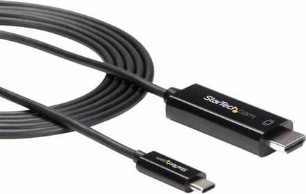 StarTech 2 meter USB-C naar HDMI kabel 4K 60Hz video kabel zwart