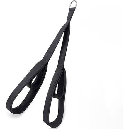 Fitness Triceps Touw Pull Down Workout Kabelbevestiging Kracht Gewichtheffen Bodybuilding Krachttraining Kabelbevestiging black