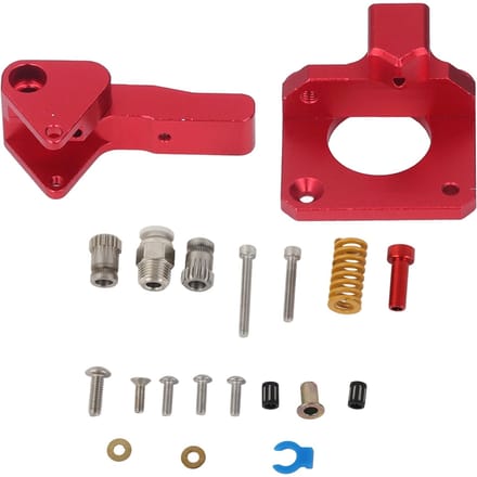 Dual Gear Extruder Aluminiumlegering 3D-printer Extruder voor CR10 CR10S CR10S Pro Ender 3 Ender 3 Pro red