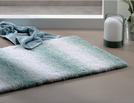 Badmat, 80 x 50 cm, Polyester, Oud Roze - Kela | Ombre