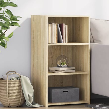 vidaXL - Dressoir - 50x41x93 - cm - bewerkt - hout - sonoma - eikenkleurig