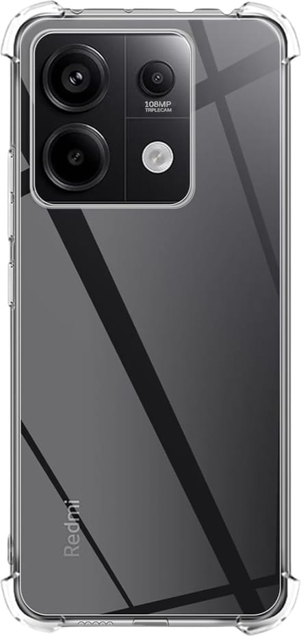 Hoesje voor Xiaomi Redmi Note 13 5G backcover Shockproof siliconen Transparant