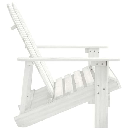vidaXL - Tuinstoel - 2-zits - Adirondack - massief - vurenhout - wit