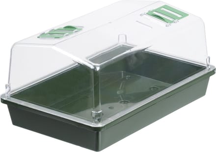 Nature - Mini-Kweekkas (met ventilatie) - H22 x 55 x 31cm - groen - kweken