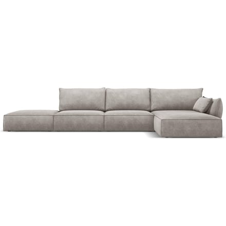 Hoekbank Vanda rechts chenille | Mazzini Sofas
