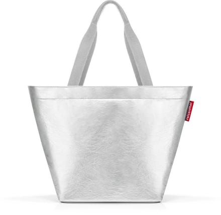 Reisenthel Shopper M Handtas Shopper - 15L - Silver Crackle Zilver