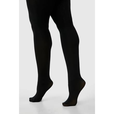 boohoo Dames Plus Shaper Zwarte 100 Denier Panty's