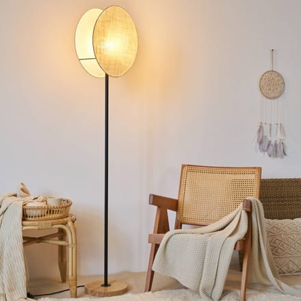 Paulmann Pauleen Staande lamp Boho Darling E27 320x1670 mm max. 20W Beige, Zwart Hout, Metaal, Linnen