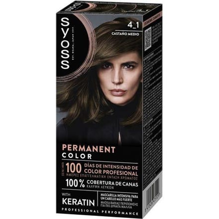 PERMANENT COLOR #4.1-Castaño Medio 1 u