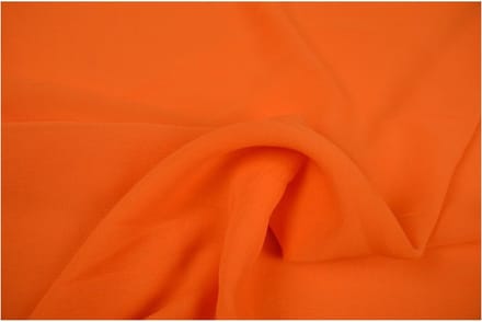Chiffon stof - Oranje - 1 meter - Per meter - 150cm breed