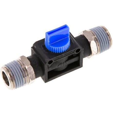 R1/2'' Kunststof/Messing 3/2-Weg Handafsluiter