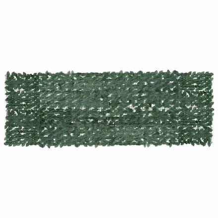 vidaXL - Balkonscherm - met - donkergroene - bladeren - 300x100 - cm