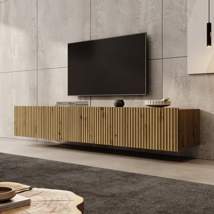 Meubella - TV-Meubel Kenderes - Eiken - 200 cm