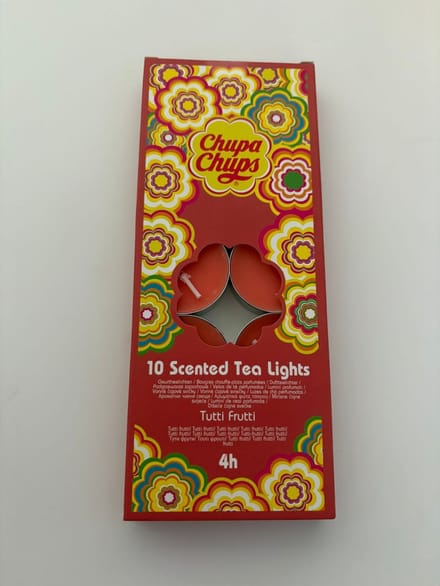 Chupa Chups Waxinelichtjes met geur 10 stuks - Tutti Frutti