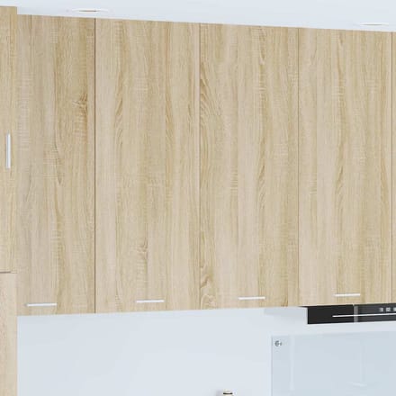 vidaXL - Hangkast - Sonoma - Eik - 80 - x - 31 - x - 100 - cm - Bewerkt - hout