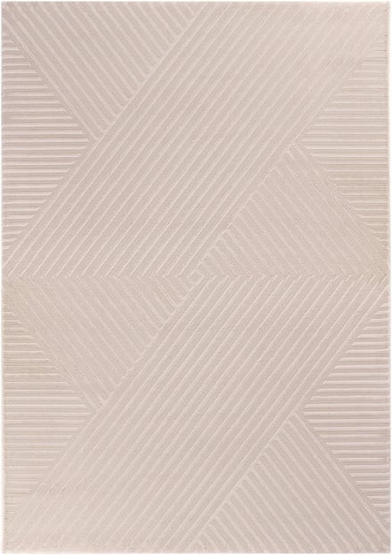 Flycarpets Cara Modern Japandi Intersecto Vloerkleed - Beige - 160x230 cm