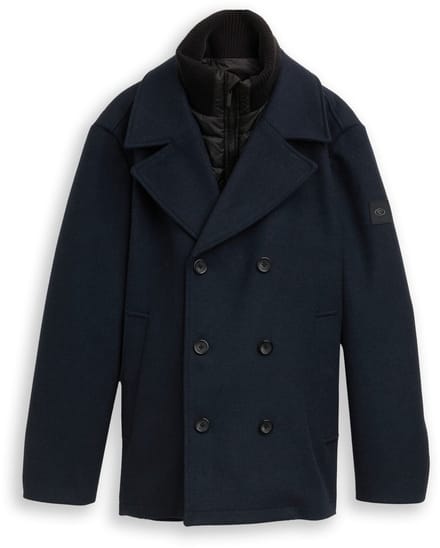 Tom Tailor 2-in-1 wollen jack met uitneembaar binnenjack