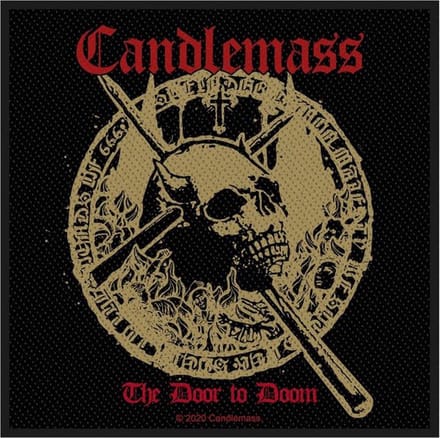 Candlemass - The Door To Doom Patch - Zwart
