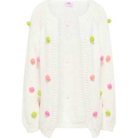 Mymo Vest Blonda Dames Wol Wit Veelkleurig