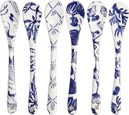 Tokyo Design Studio - Flora Japonica Lepelset - 6 Stuks - 13 cm