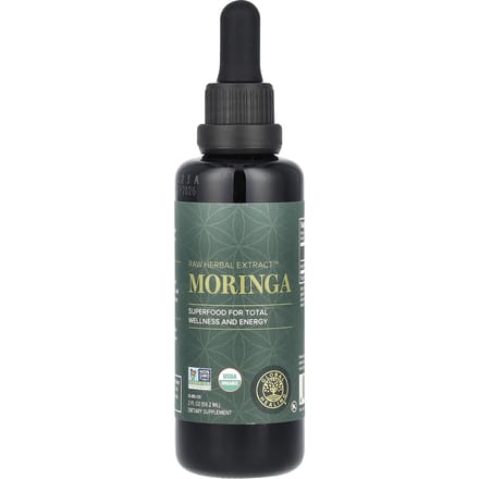 Global Healing, extrait de plantes brutes, Moringa, 2 fl oz (59,2 ml)