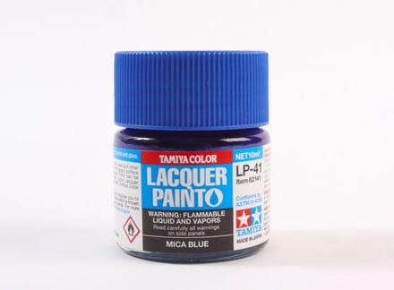 Tamiya Hobbyverf Enamel verf - LP-41 Mica Blue - Gloss - Lacquer Paint - Verf potje - 10 ml