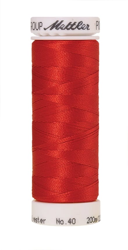 Mettler borduurgaren - Rood - Nr 1703 - Polysheen - 200 meter